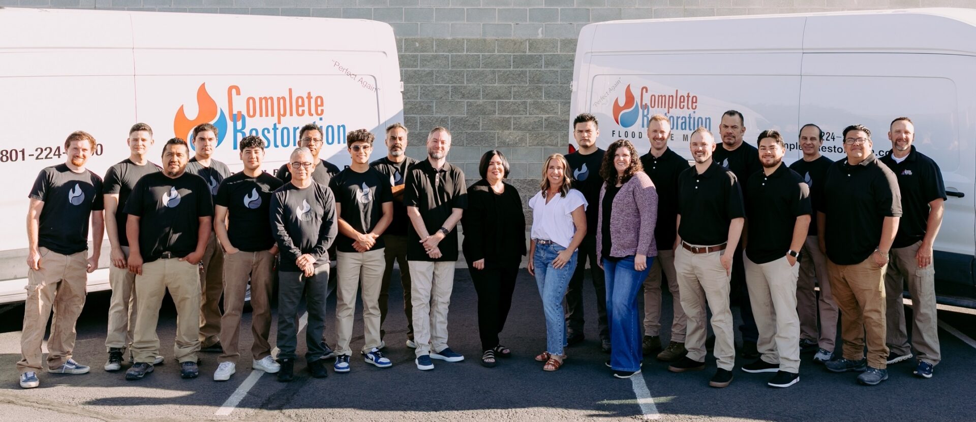 Complete Restoration team of flood, fire, and mold specialists serving Utah since 1997